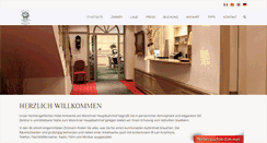 Desktop Screenshot of hotel-ambiente-muenchen.de